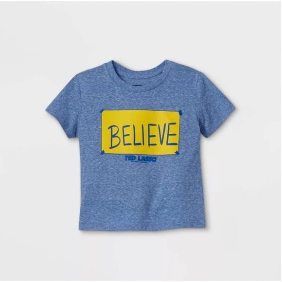 Ted Lasso Toddler Boys' Short Sleeve T-Shirt Blue 12M - Picture 2 of 5